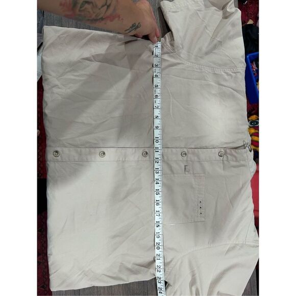 Columbia Omni-Shade UV Protection Tan Sand Performance Fishing Gear XL - Picture 13 of 14